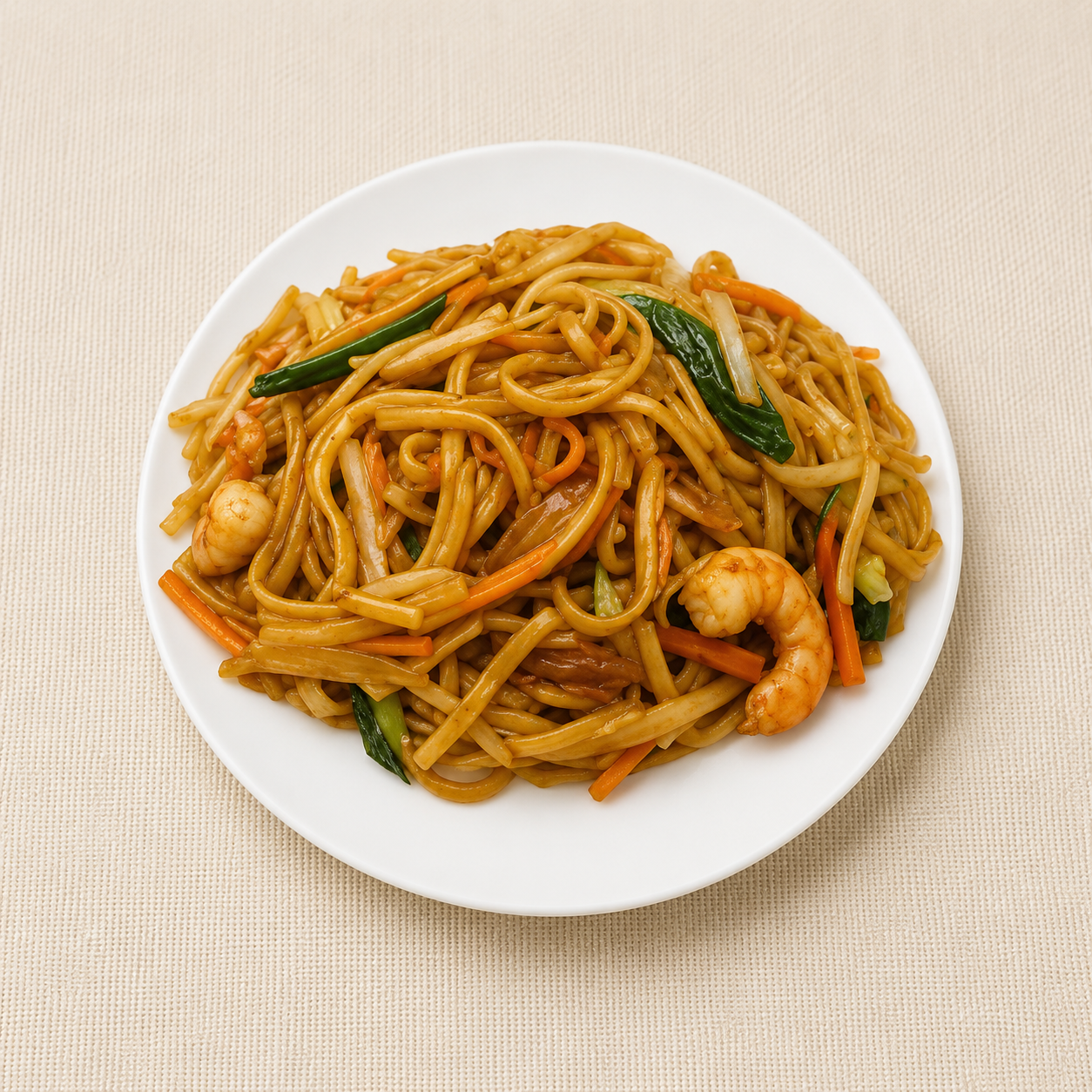 Tallarines de Gamba